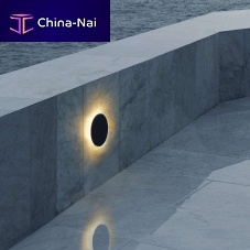 Outdoor wall light Camouflage contemporarystainless steelround