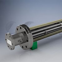 Shell and tube heat exchanger air/waterair/oilstainless steel