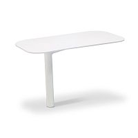 Contemporary side table RIVAGEaluminumaluminum baserectangular