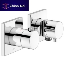 Shower mixer tap 51153wall-mountedthermostaticmetal