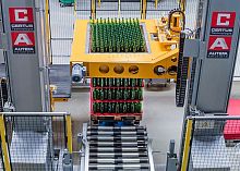 Layer depalletizer CERTANT Rfor empty PET/HDPE bottlesfor glass bottlesfor empty containers