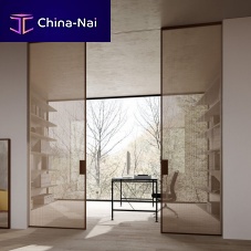 Interior door LINEAglasstempered glassaluminum