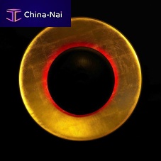 Contemporary ceiling light CLIPSE roundsteelJapanese paper