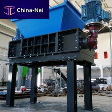 Double-shaft shredder Whale Seriesfor wasterugged