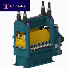 Sheet metal straightener-feeder for pressesfor plasma cutting machines