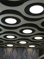 Recessed ceiling light fixture STRETCH FILMhangingLEDsquare