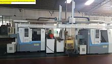 Lathe CNC controller CNC lathe with gantry loader in tray3-axis