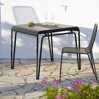 Contemporary table AMBROISEsteelsteel baserectangular