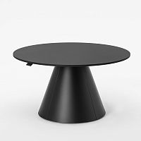 Contemporary table FOLLOW MEETING CONEmelaminemetal baseround