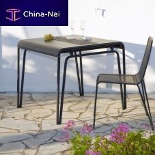 Contemporary table AMBROISEsteelsteel baserectangular