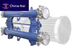 Shell and tube heat exchanger liquid/liquid