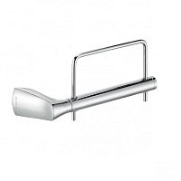 Wall-mounted toilet roll holder AMBAchromed metalpolishedcommercial