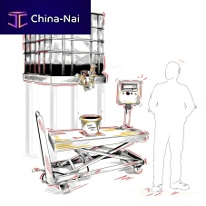 Semi-automatic filling machine Visco Liftcontainercandrum
