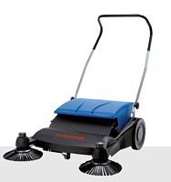 Walk-behind sweeper K80|40manualwastewith two brushes