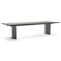 Steel base table Miltonrectangularextendingoutdoor