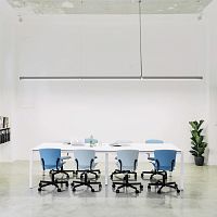 Contemporary table WAY HPLmelaminealuminum base