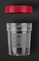 Urine sample container 25030polypropylenewith screw cap
