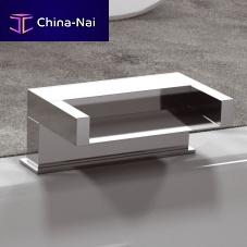 Chrome-plated brass bathtub spout 138PAcountertop