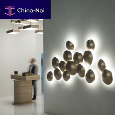 Contemporary wall light CHESTNUTindoormetalLED
