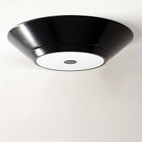Contemporary ceiling light PLATEroundglassaluminum