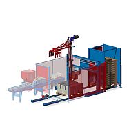 Robotic palletizer PLZcratetrayhandling