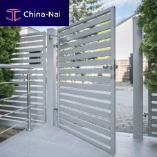 Perforated sheet metal garden gate MODERNelectro-welded steelgalvanised steelsheet steel
