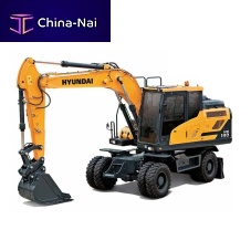 Medium excavator HW140 rubber-tireddieselconstruction