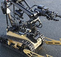 Hazardous environment inspection robot ATRAXtrackedinterventionmanipulation