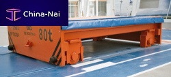 Electric self-propelled trailer 2-axlerail-mounted