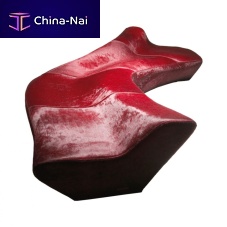 Original design sofa MORAINE animal skinredby Zaha Hadid