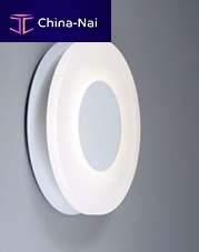 Contemporary wall light MOONGLOW 290outdooraluminumPMMA
