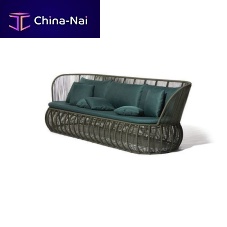 Contemporary sofa JAMAXI fabricgreenaluminum