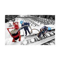 Handling trolley Fahrwagen mit Kippvorrichtungmetalfor waste containersfor tipping boxes