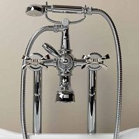 Double-handle bathtub mixer tap AQUADOLCEbuilt-inmetalindoor