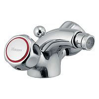 Double-handle bidet mixer tap 4921D countertopchrome-plated brassbathroom
