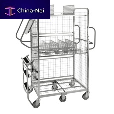 Order-picking cart galvanised steelshelfmultipurpose