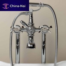 Double-handle bathtub mixer tap AQUADOLCEbuilt-inmetalindoor