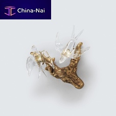 Traditional wall light PORCH Sindoorbronzeglass