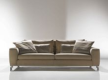 Modular sofa CRYSTALcontemporaryfabricbrown