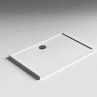 Rectangular shower base PIATTOraisedextra-flatSolid Surface