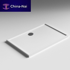 Rectangular shower base PIATTOraisedextra-flatSolid Surface