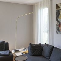 Floor-standing lamp PALITOaluminumcontemporarycorded