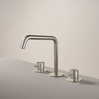 Double-handle washbasin mixer tap AR033countertopstainless steelbathroom