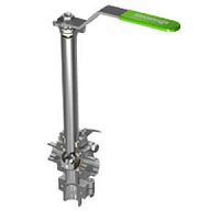 Floating ball valve DC47leverfor controlisolation