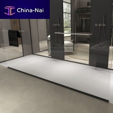 Rectangular shower base UNIQUErecessedflushextra-flat