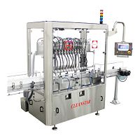 Bottle cleaning station CleanStarfor the pharmaceutical industrystainless steelservo-driven
