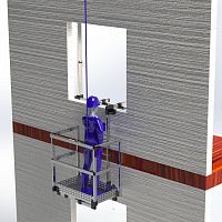 Access platform HOCKEY PATmobilepersonnelfor construction site