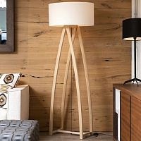 Floor-standing lamp Bowoakcontemporarycorded