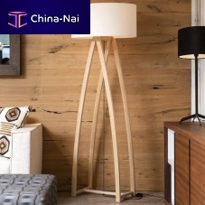 Floor-standing lamp Bowoakcontemporarycorded