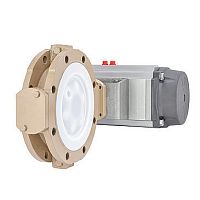Butterfly valve BR 10apneumaticfor controlshut-off